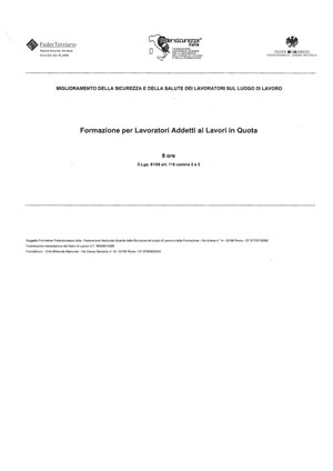 Certificazione SICUREZZA